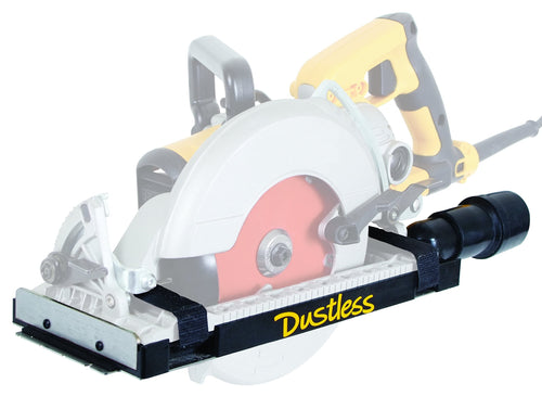 Dustless Technologies (D4000) DustBuddie Universal Dust Shroud for 7-1/4 Inch Worm Drive, Circular Saw Dust Collector