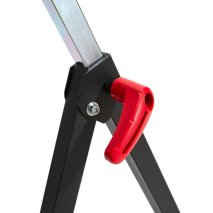 Steelman 67109 3-in-1 Material Support Roller Stand, Can Convert Between Material Stop, Single Roller, or Multi-Ball Head, Powder-Coated Steel, 150-pound Capacity