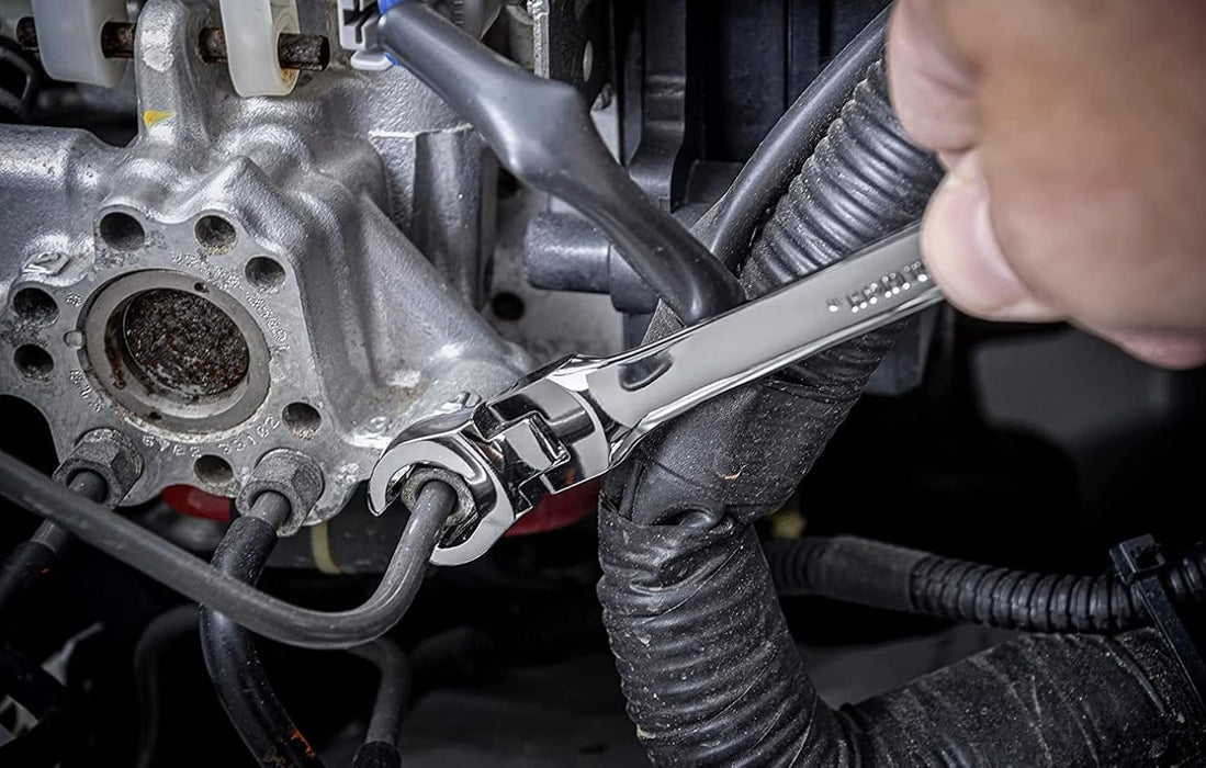 GEARWRENCH 6 Pc. Flex Flare Nut Wrench, Metric - 81911D 6-piece kit METRIC