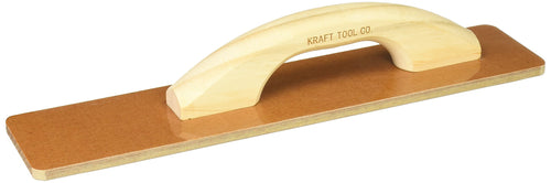 Kraft Tools (CF505) 16" x 3-1/2" Square End Laminated Canvas Resin Hand Float with Wood Handle