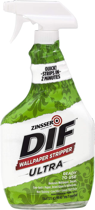 Rust-Oleum 249055 DIF Quick Wallpaper Stripper, Trigger Spray, 32 oz, No Color