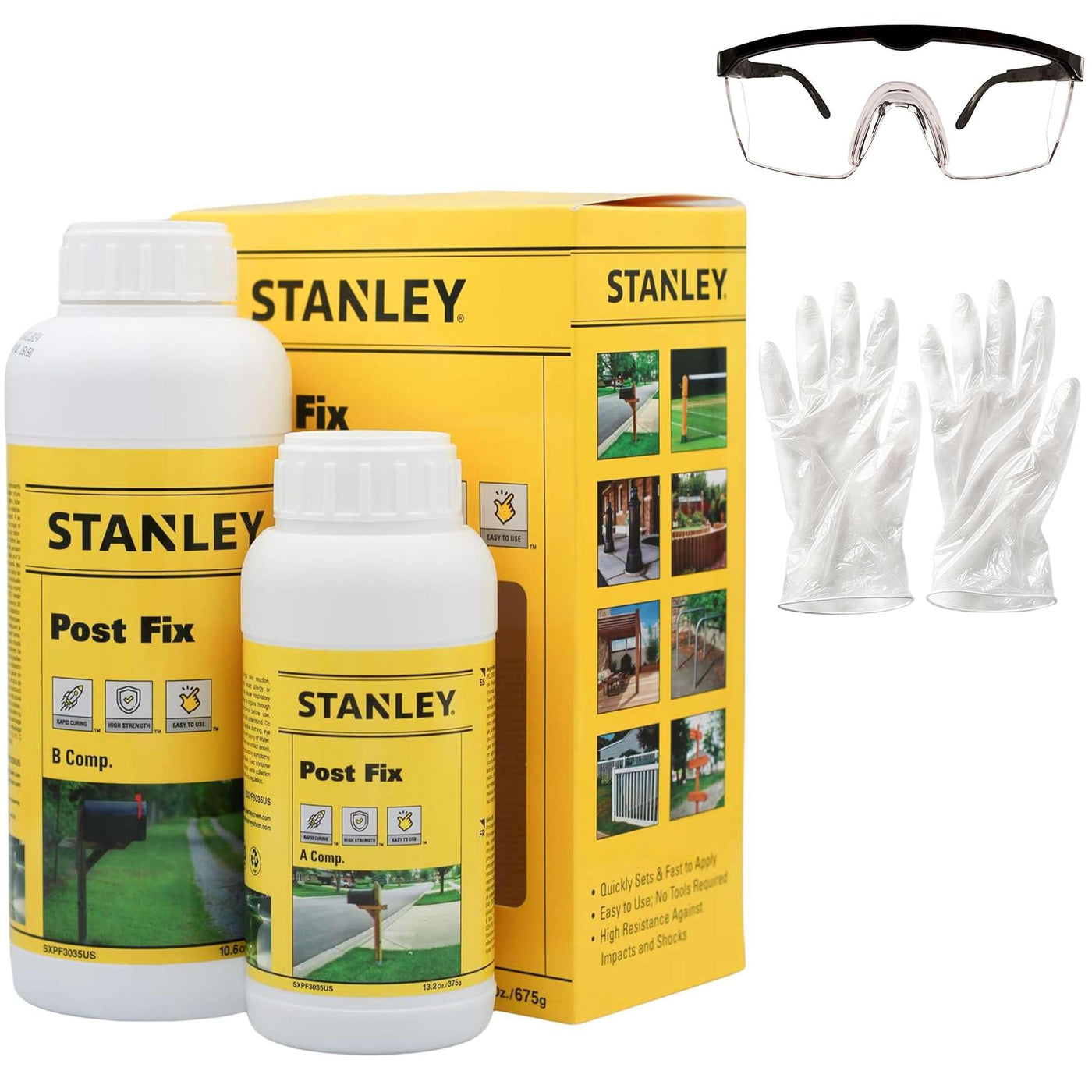 Stanley F996 Post Fix, Fence Post Foam, Rapid Installation Composite ...