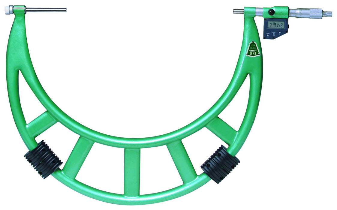 INSIZE 3506-500E Electronic Outside Micrometer with Interchangeable Anvils, 16"-20"/400 mm-500 mm