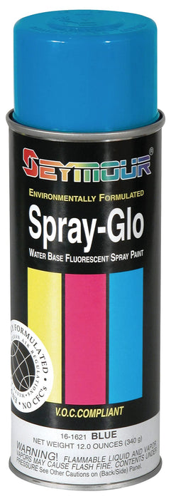 Seymour 16-1621 Spray-Glo Water Base Paints, 12 Ounce, Fluorescent Blue (Pack of 1)