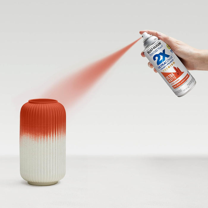 Rust-Oleum 366987 Painter's Touch 2X Ultra Cover Spray Paint, 12 oz, Ultra Matte Burnt Sienna (Pack of 1)