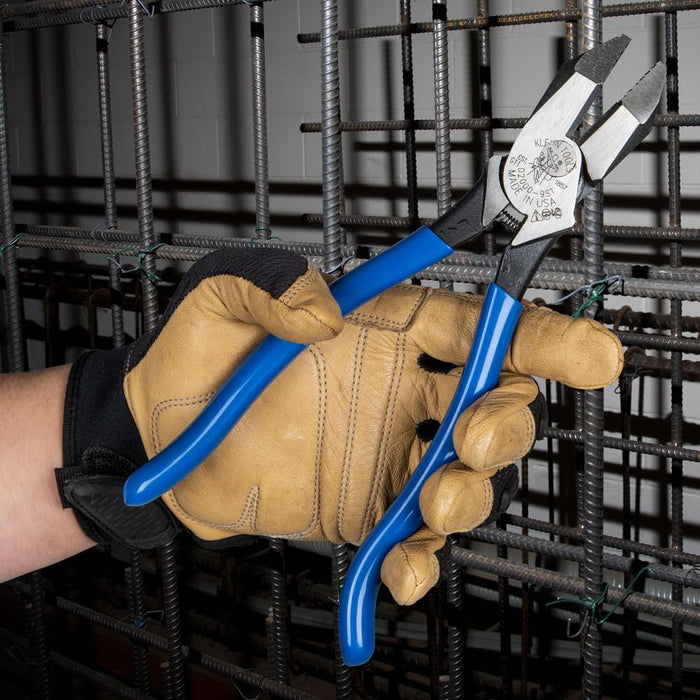Klein Tools D2000-9ST Pliers, Heavy-Duty 9-Inch Ironworker Pliers for Rebar, ACSR, Screws, Nails and Most Hardened Wire