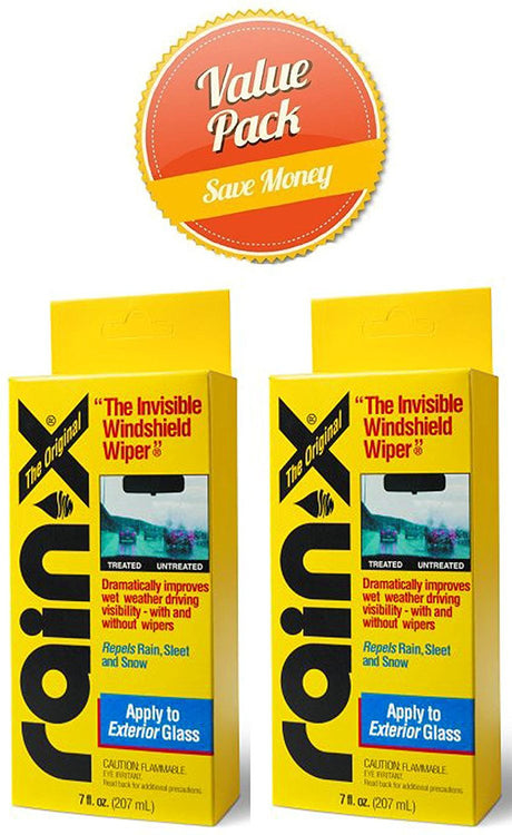 Rain-X 800002243 Glass Treatment, 7 fl oz. (Pack of 2)