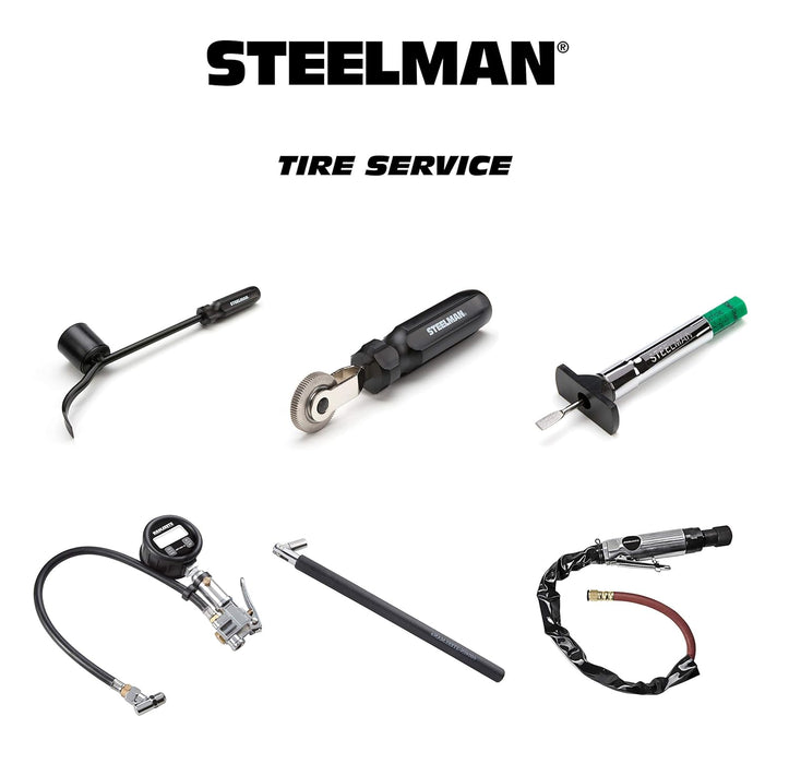 Steelman 97831 Color Coded Tread Depth Gauge, Quickly Identifies Amount of Tread on Tires, Reads in MM and 32nds