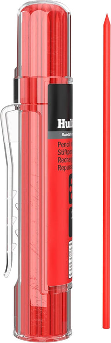 Hultafors Tools 650150 Dry Marker Refills HRD, Heavy Duty, Multi-Purpose, Red, 10 Leads