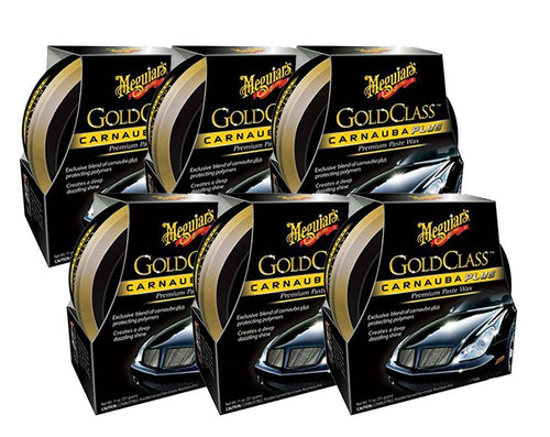 Meguiar's G7014J Gold Class Carnauba Plus Paste Wax, 11 oz (Pack of 6)