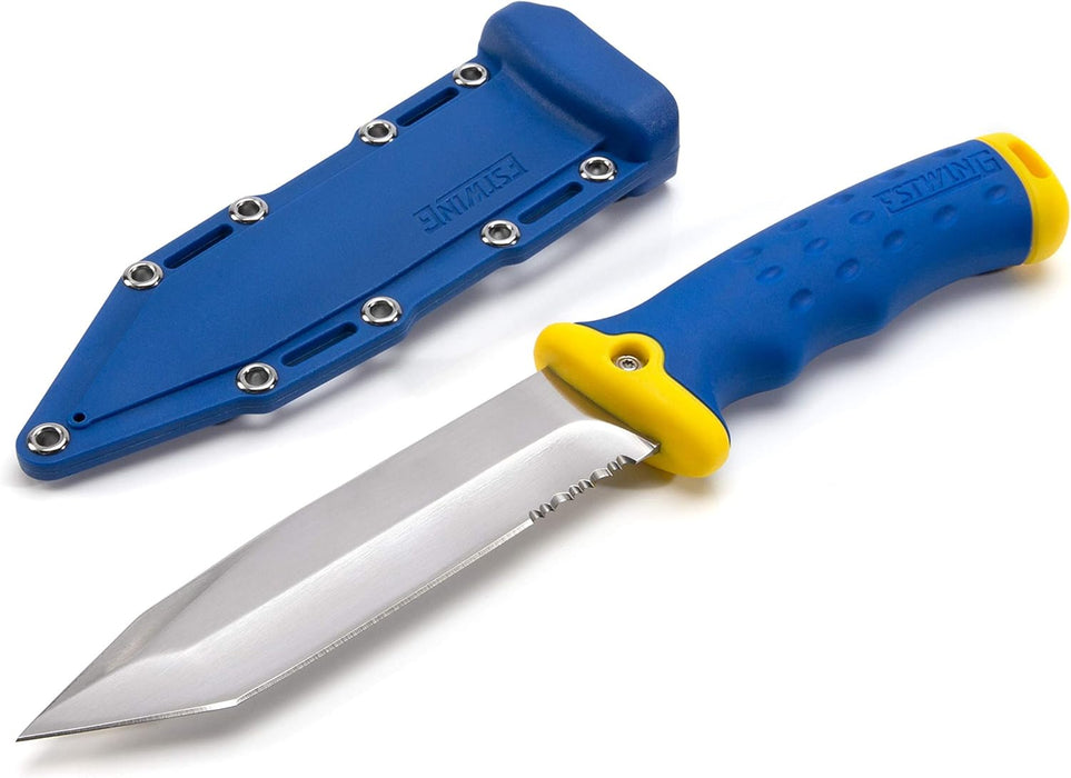 Estwing 42440 5.5-Inch Fixed Blade Tanto Point Hunting/Outdoor/Tactical Knife with Multi-Mount Sheath, Stainless Steel