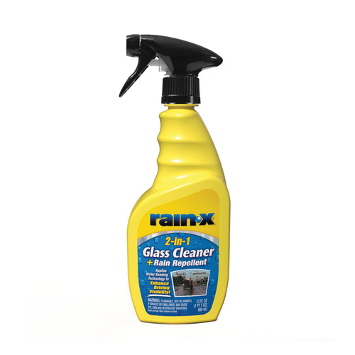 Rain-X 5071268 2-in-1 Glass Cleaner and Rain Repellant, 23 oz. (Pack of 1)