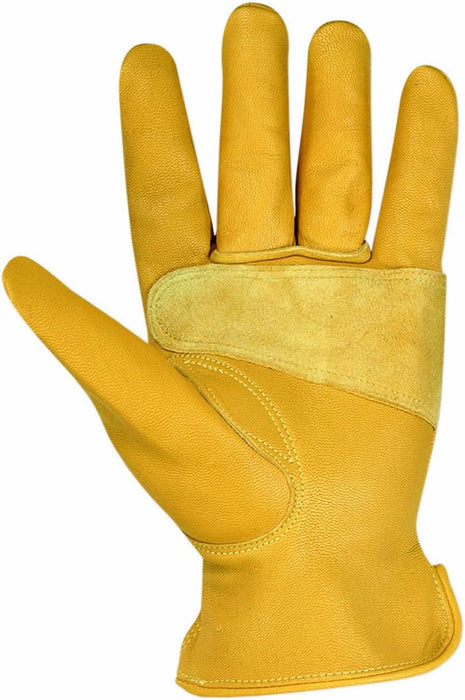 Custom Leathercraft 2060XL Top Grain Goatskin Work Gloves, X-Large (Pack of 1)