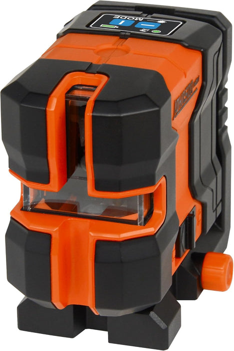 Johnson Level & Tool JLN300-GNCL Laser Level, Self-Leveling Cross-Line Laser with GreenBrite Technology, Magnetic Base, Hard-Shell Carry Case, Lithium Ion Battery