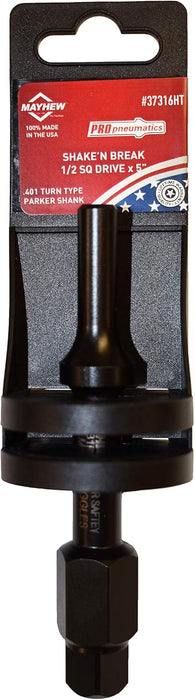Mayhew Tools 37316HT Pneumatic Bolt Breaker, 1/2" Hang Tag, Black Oxide Finish