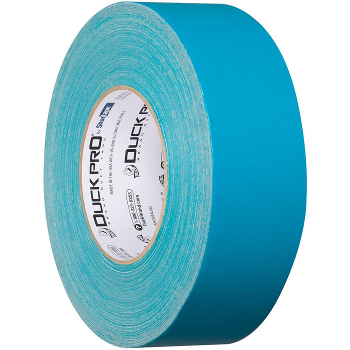 Duck Pro 105452 by Shurtape General Purpose Grade, Co-Extruded Abatement Duct Tape Mold and Asbestos Remediation and Abatement, 48mm x 60yd, 9.0 mil, Teal Blue, 1 Roll
