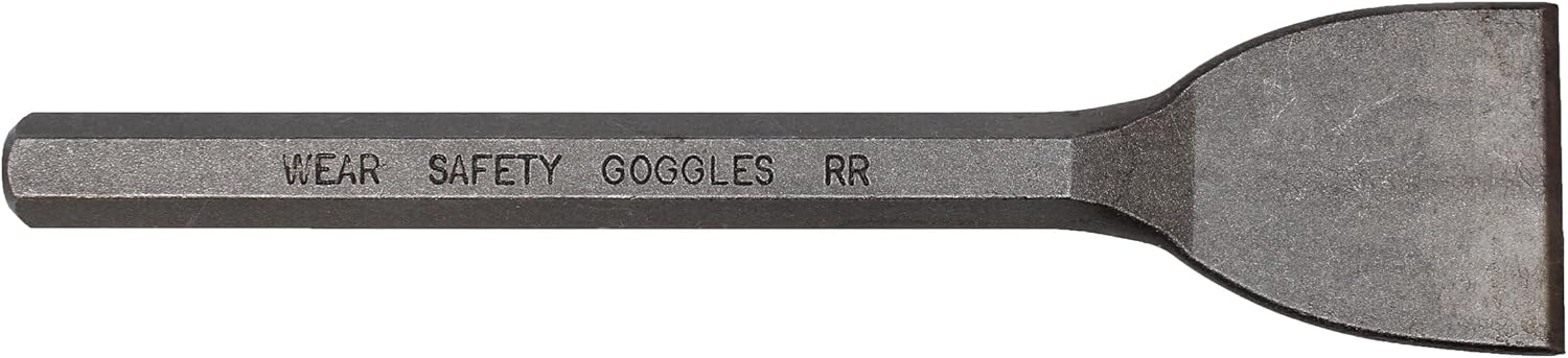 Mayhew Tools 35602 Mason Chisel, 1-3/4" x 7-1/2" Carded, Shot Blast Finish