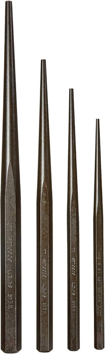 Mayhew Tools 62235 Aligning Punch Set, 4-Piece, Black Oxide Finish