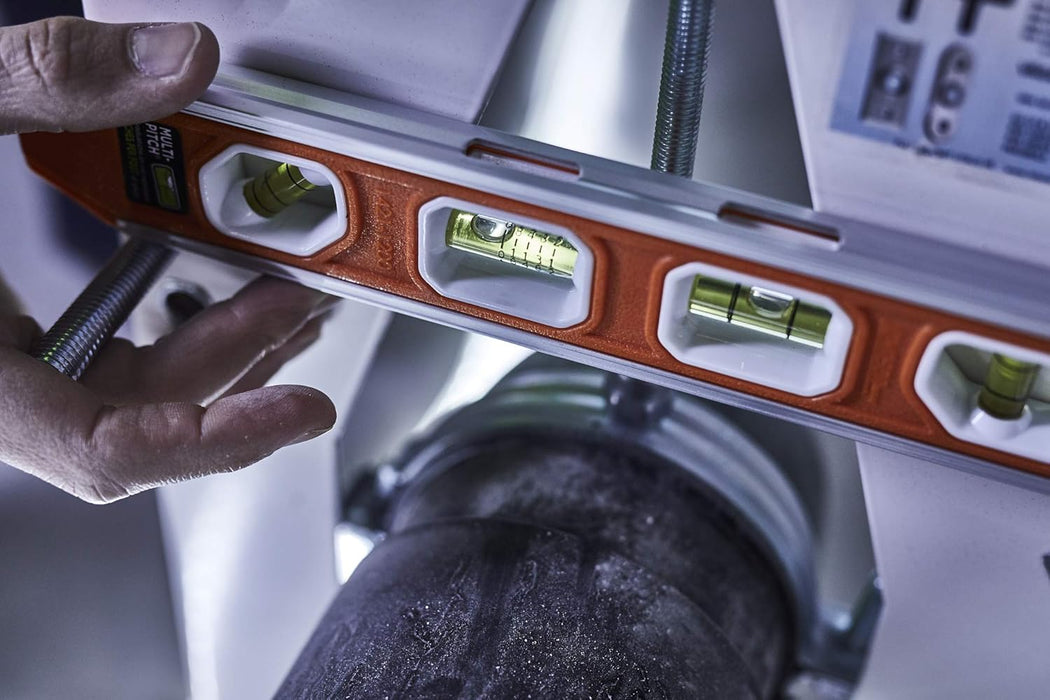 Johnson 1421-1200 Magnetic Aluminum Reinforced Torpedo Level, 12", Red