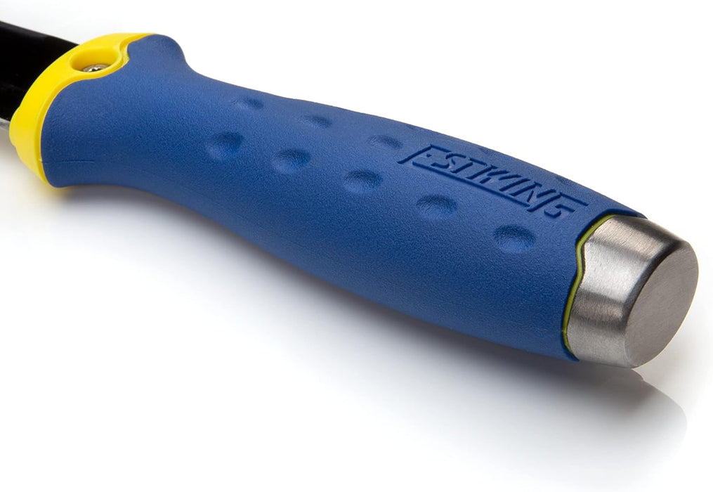 Estwing 42454 5.5-inch Fixed Blade Double-Edged Duct Knife, Serrated Edge, Steel Pommel Cap, Cuts and Forms Mineral Wool Insulation, Duct Board, and Flexible Ducting