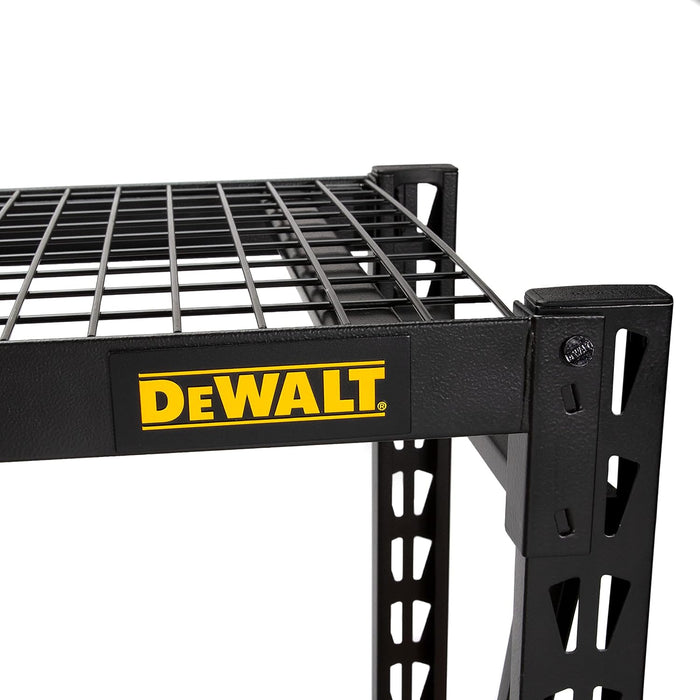 DEWALT DXST4500BLK-W 4-Foot Tall, Black Frame 3 Shelf Industrial Storage Rack
