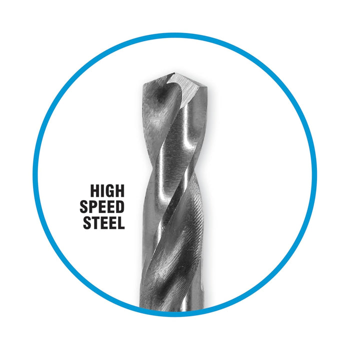 Spyder 600648P Hex8 3/8" HSS Quick Change Hole Saw Arbor Pilot Bit Rapid Core Eject