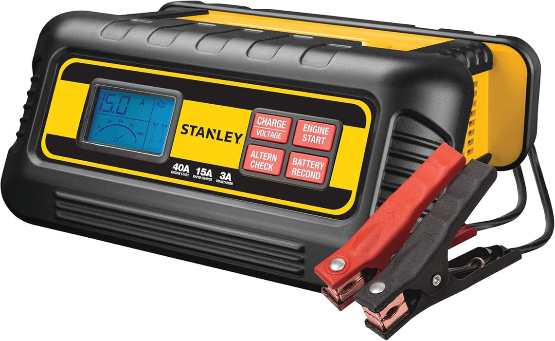 STANLEY BC40BS 40 Amp High Frequency Battery Charger with Engine Start and Patented Voltage and Alternator Check