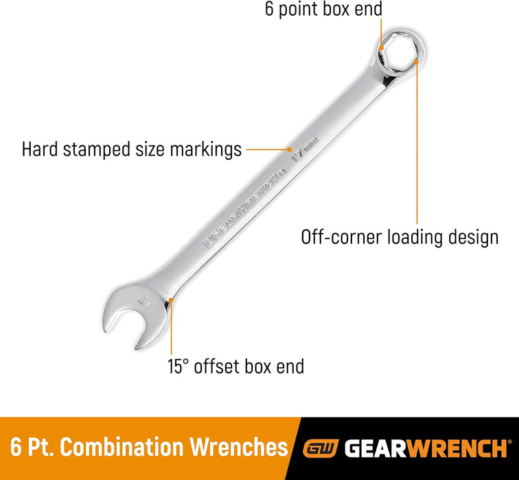 GEARWRENCH 6 Pt. Combination Wrench, 13mm - 81761