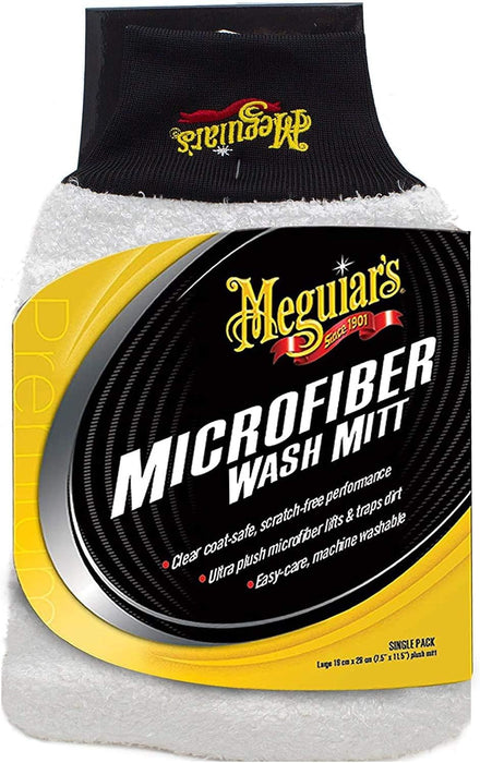 Meguiars X3002 Microfiber Wash Mitt (Pack of 2)