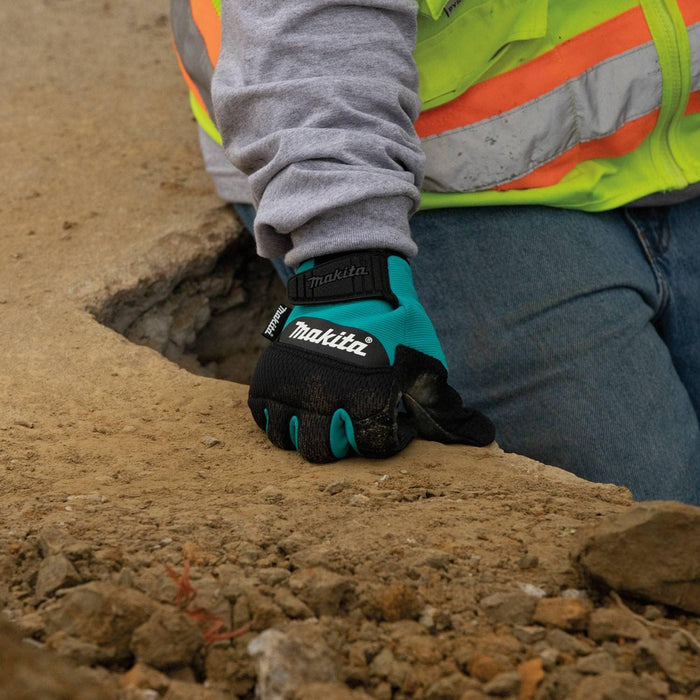 Makita T-04232 100% Genuine Leather-Palm Performance Gloves, X-Large