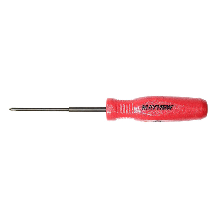Mayhew Tools 31352 Micro Screwdriver, No.00 x 2-1/2", Red Phillips