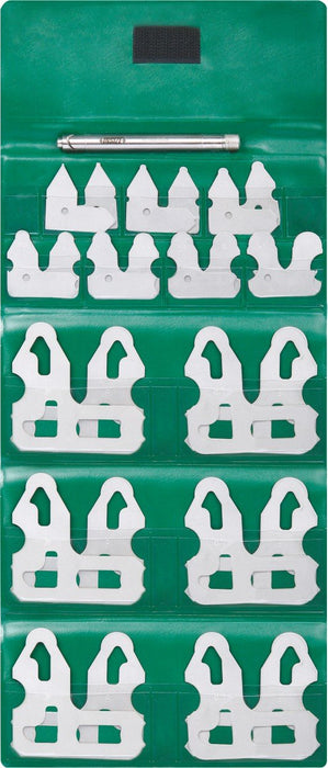 INSIZE 4804-26 Radius Gage Set, 0.5 mm-13 mm