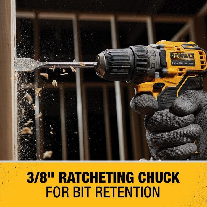 DEWALT DCD701F2 xtreme 12V MAX Cordless Drill/Driver Kit, 3/8-Inch, Special Feature Variable Speed