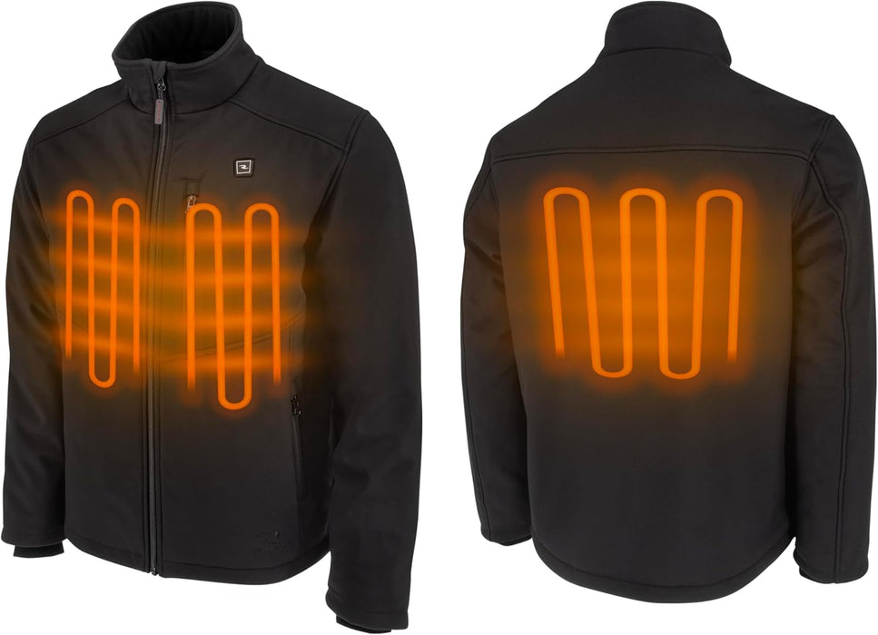 Radians (RHG-J100B-XL) Men's Standard Heated Apparel - Jackets, Black, X-Large