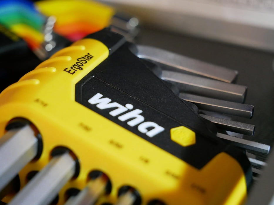 Wiha 66992 MagicRing Ball End Hex L-Key Set In Holders, 22 Piece