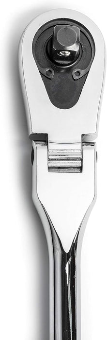 GEARWRENCH 81012A-07 1/4" Drive 84 Tooth Flex Head Teardrop Ratchet 7"