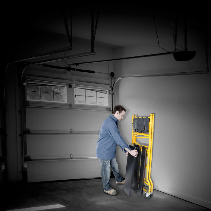 Metaltech I-IMIS Job Site Series 6-3/8' x 4' x 2-1/2' Scaffold, 900 Lb. Load Capacity