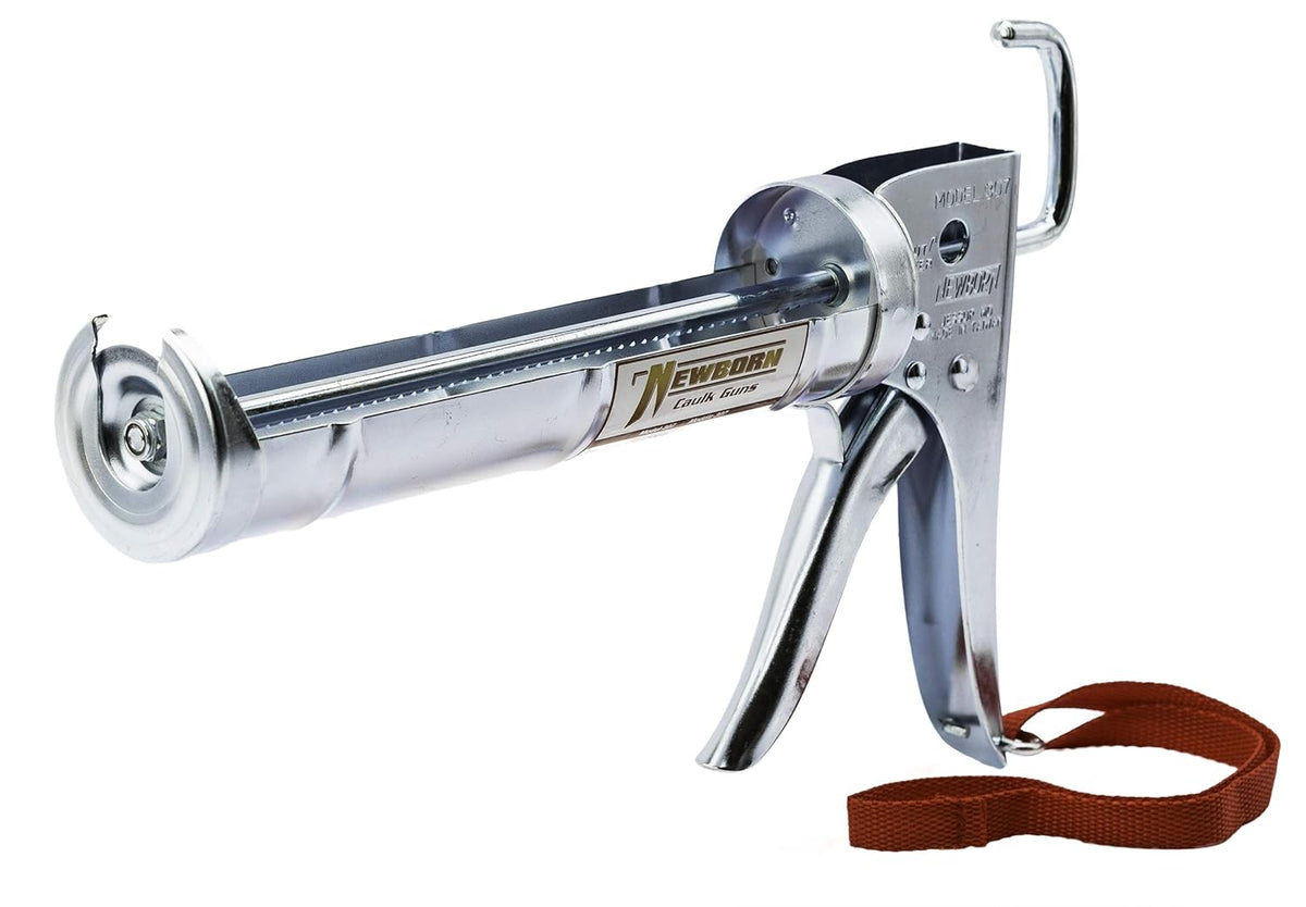 Newborn Super Ratchet Rod Cradle Caulking Gun, 1/10 Gallon Cartridge ...