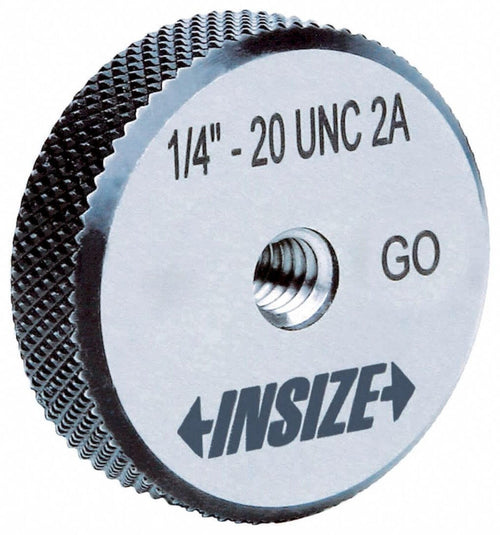 INSIZE 4121-7D2 American Standard Thread Ring Gage, Go, 7/16-20 UNF