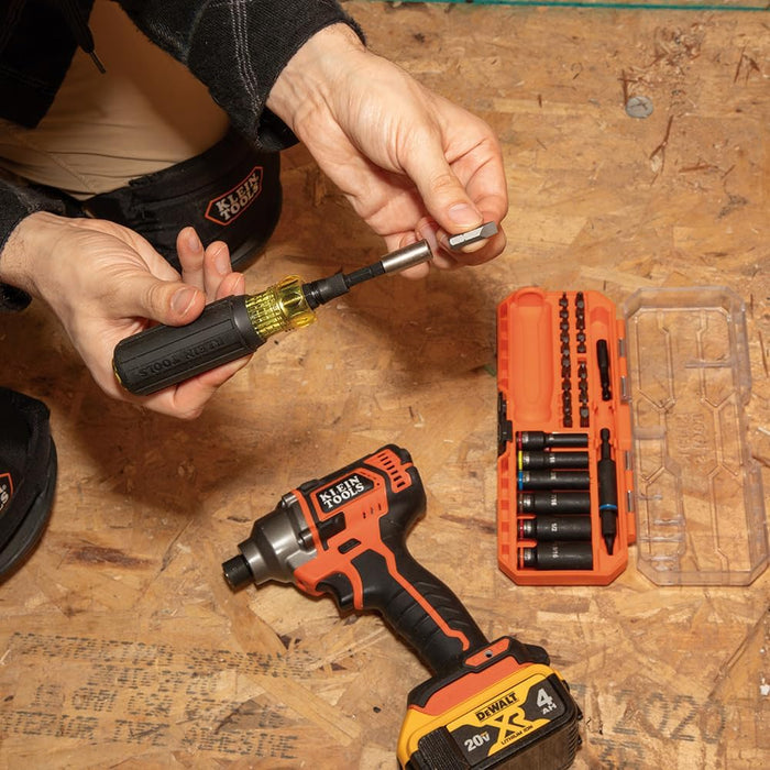Klein Tools 32502HD KNECT Impact-Rated Screwdriver and Socket Set with Case, 41-Piece