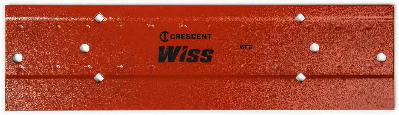 Crescent Wiss Folding Tool - Sheet Metal Bending Tool - Made from 16 Gauge Steel - Hand Tool for HVAC Applications - WF12-12", Red
