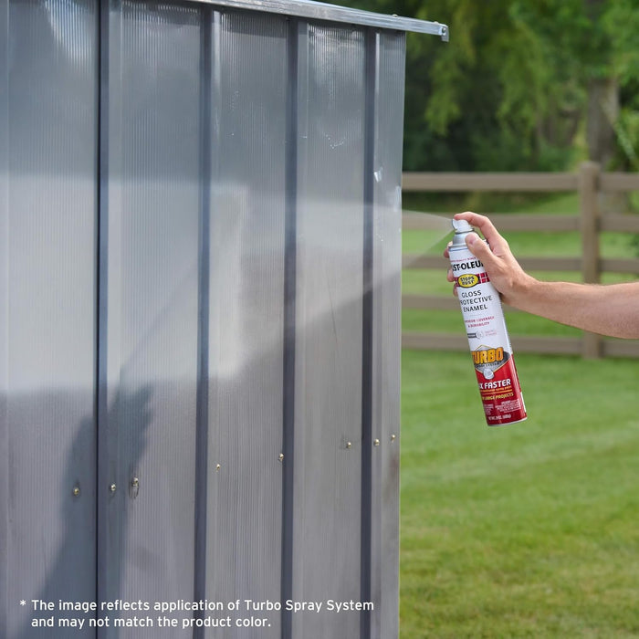 Rust-Oleum 334133 Stops Rust Turbo Spray System Spray Paint, 24 oz, Gloss White (Pack of 1)