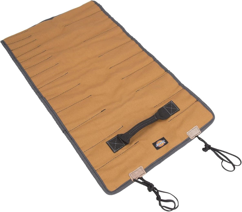 Dickies 57006 Large Wrench/Screwdriver Organizer Roll for Mechanics, 23 Tool Pockets, Durable Canvas Construction, 26 in. x 14.25 in. Unrolled