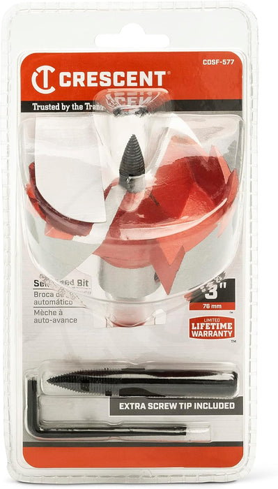 Crescent (CDSF-577) Self Feed Drill Bit, 5" x 3"