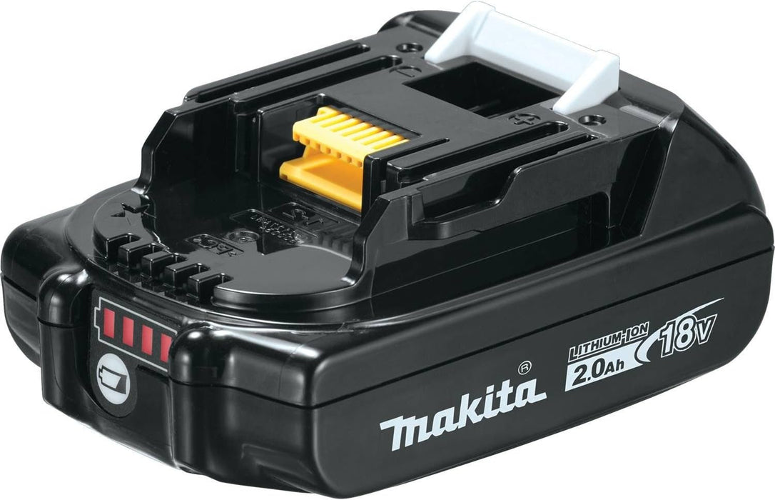 Makita BL1820BDC1 18V LXT Lithium‑Ion Compact Battery and Rapid Charger Starter Pack (2.0Ah)