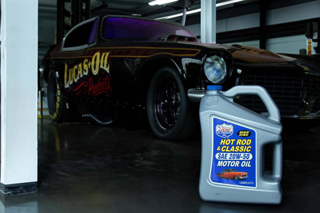 Lucas Oil 10684 20W-50 Petroleum Oil, 5 Quart Jug (Pack of 1)
