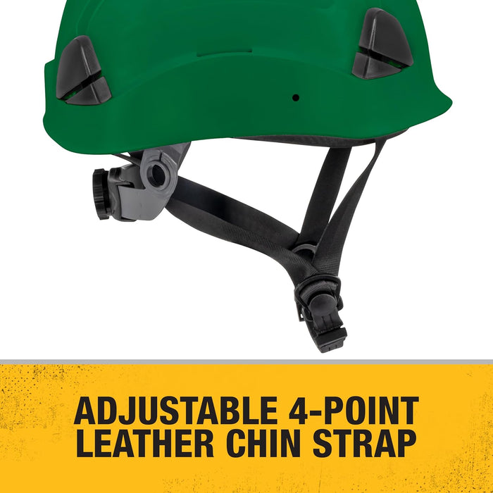 DEWALT DPG22V Green Type II Class C 4-Point Ratcheting Vented Safety Helmet