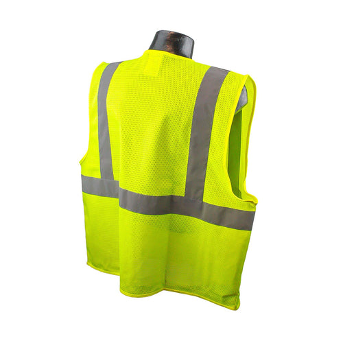 Radians SV2GML Class 2 Mesh Safety Vest, Green, Large