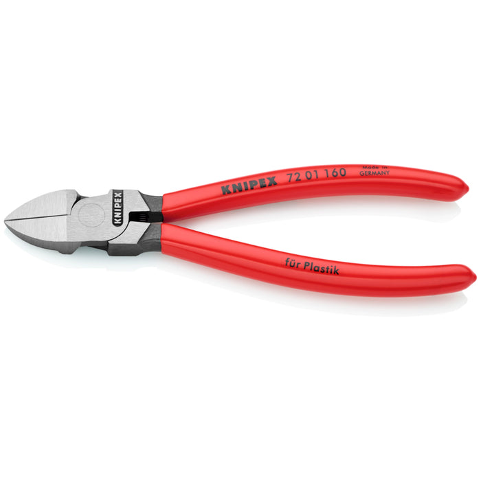 KNIPEX 6-1/4" Diagonal Pliers for Flush Cutting Plastics
