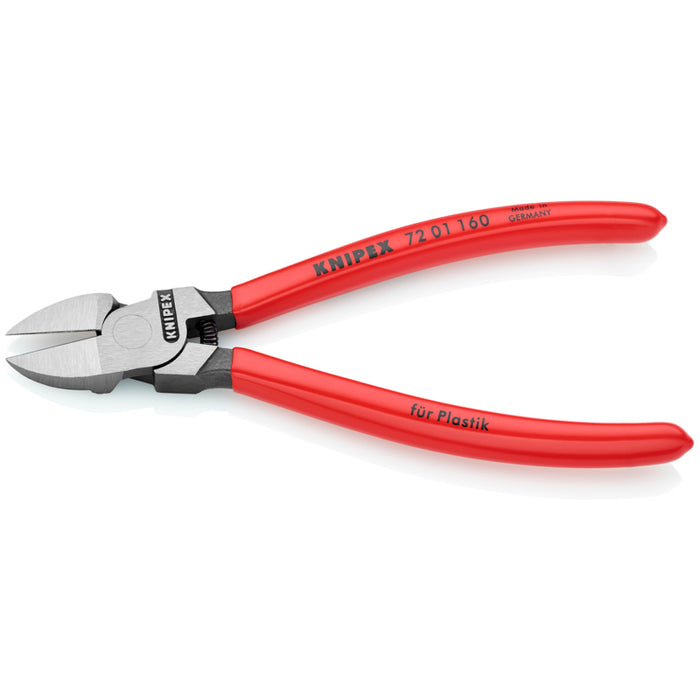 KNIPEX 6-1/4" Diagonal Pliers for Flush Cutting Plastics